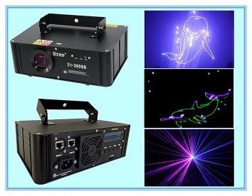 đèn laser hoạt hình 1w có thẻ nhớ