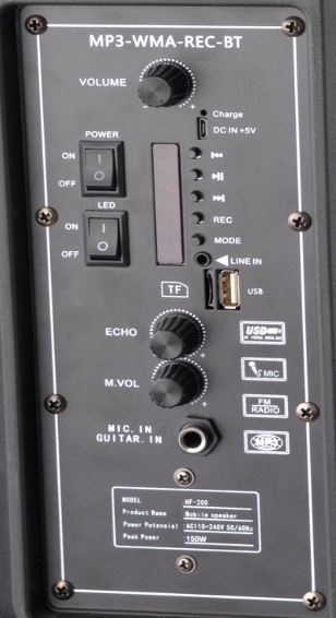 BẢNG ĐIỀU KHIỂN LOA KÉO