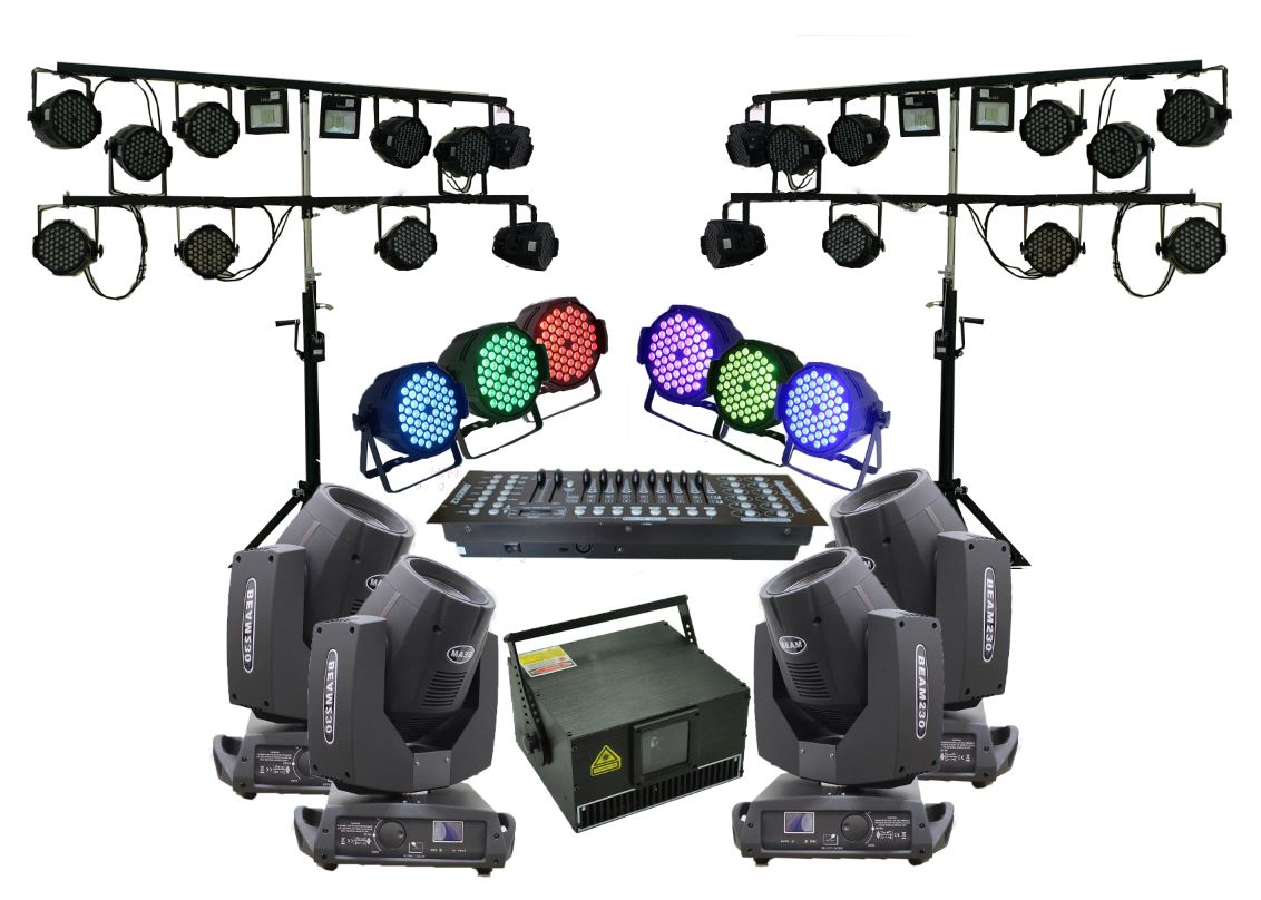 hệ thống ánh sáng cho sân khấu chuyên nghiệp