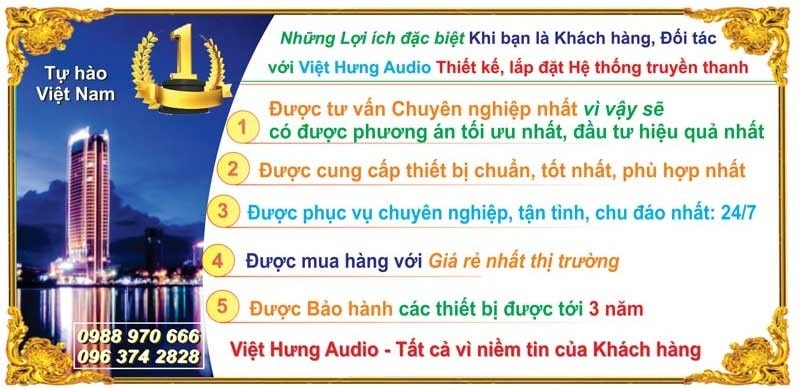 Lợi ích khi hợp tác với Việt Hưng Audio