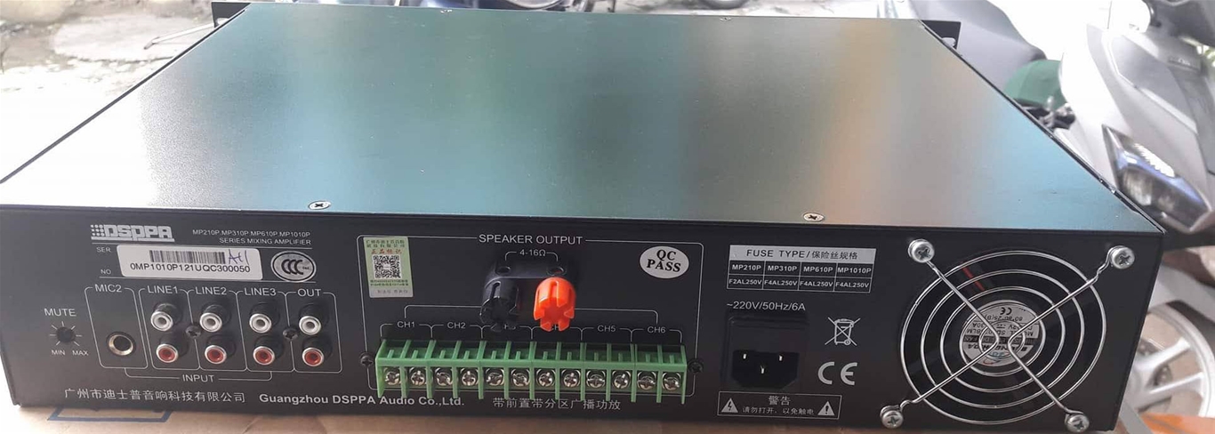 Tăng âm truyền thanh 350W AAV-MP1010P