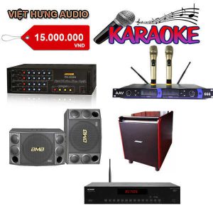 Bộ karaoke hát hay, giá rẻ, chỉ từ 4-5 triệu đồng có dàn karaoke chất lượng tại Việt Hưng Audio