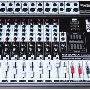 MIXER Console NANOMAX RQ – 804FX ÂM THANH CHUYÊN NGHIỆP