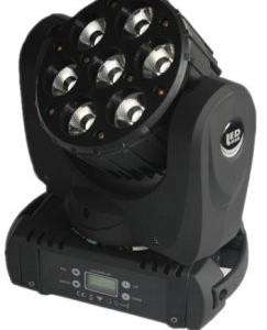 Đèn Led đầu di chuyển 7x10W Beam chuẩn, mẫu mã đẹp