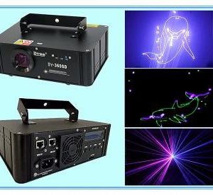 Đèn laser hoạt hình 1W RGB với thẻ nhớ SD