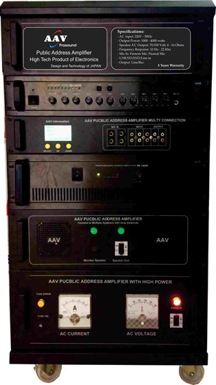 Tăng âm truyền thanh chất lượng VPA-2500, hiện đại, tiện dụng, âm thanh mạnh mẽ