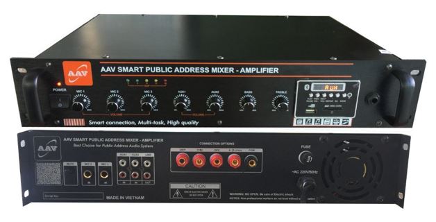 Tăng âm truyền thanh 180W AAV VA-180 chuẩn, giá tốt