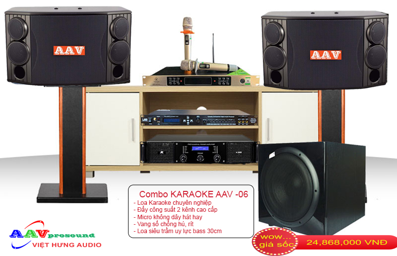 Combo Karaoke AAV-06 chất lượng cao bền đẹp