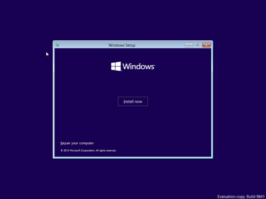 Các bước tiến hành cài win 10 bằng đĩa
