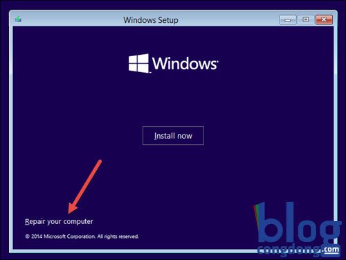 Backup dữ liệu từ đĩa win khi không vào được windows
