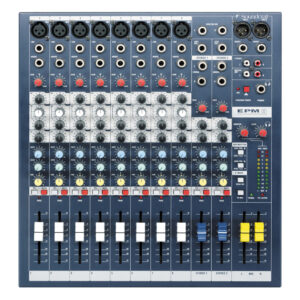 Multi Purpose Mixer, 8 Mic/Line + 2 Stereo-Line Inputs, 2 Aux EPM 8