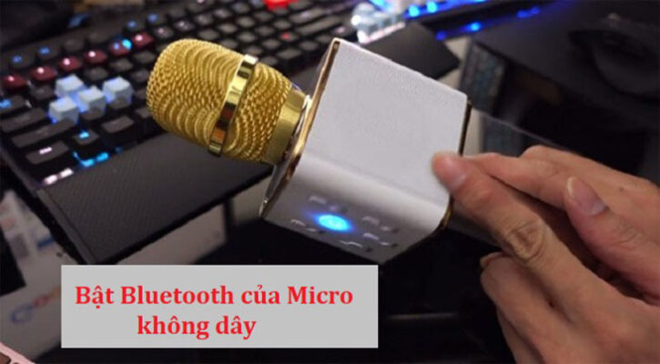 kết nối micro karaoke không dây với máy tính