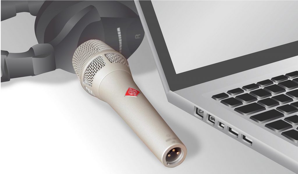 kết nối micro karaoke với máy tính