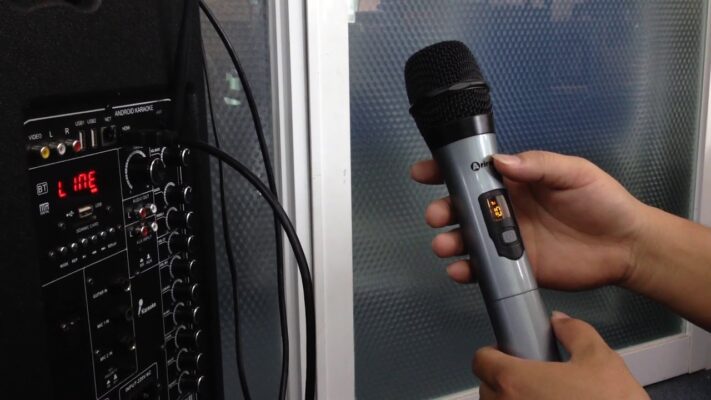 micro karaoke kết nối tivi có bluetooth
