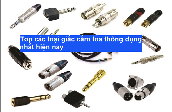 Top loại giắc cắm loa thông dụng nhất hiện nay