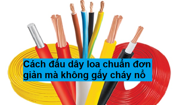 Cách đấu dây loa chuẩn