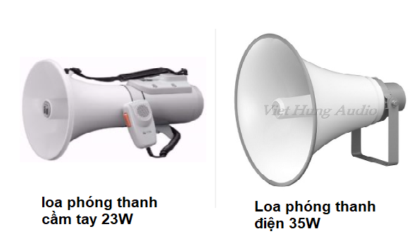 Một số kiểu dáng máy phóng thanh