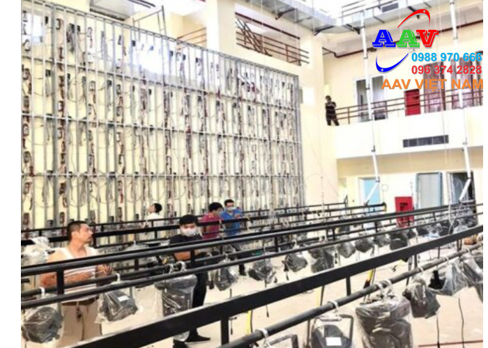 Công trình thực tế lắp đặt dàn âm thanh hội trường Việt Hưng Audio