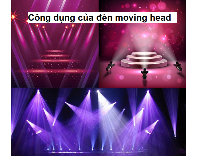 Công dụng của đèn moving head trên sân khấu