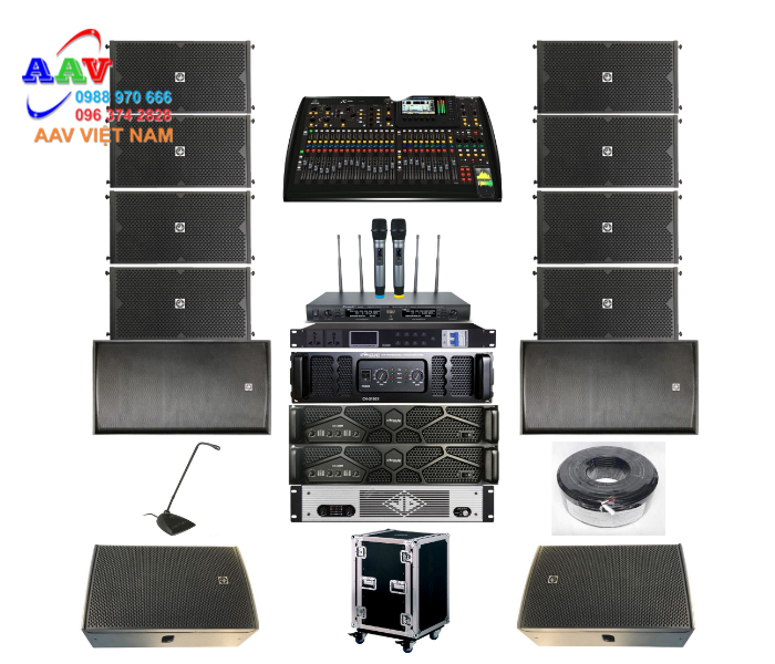 Lắp đặt dàn âm thanh hội trường VH-HT24