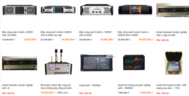 Amply hội trường chất lượng cao