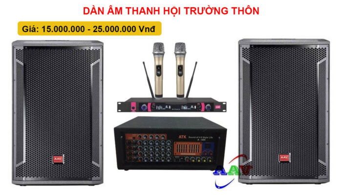 Dàn âm thanh hội trường thôn