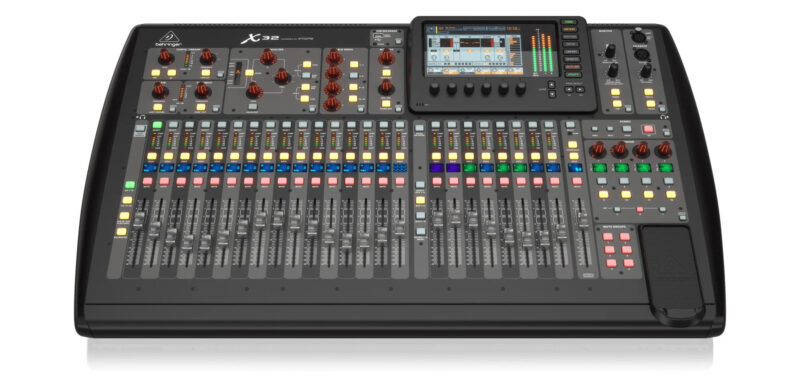 Digital mixer Behringer X32 chính hãng phân phối bởi Việt Hưng Audio, tích hợp màn hình màu LCD và hệ thống fader tự động