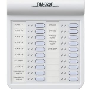 Bàn phím mở rộng TOA RM-320F – Mở rộng 20 phím chức năng cho Micro báo cháy RM-300MF