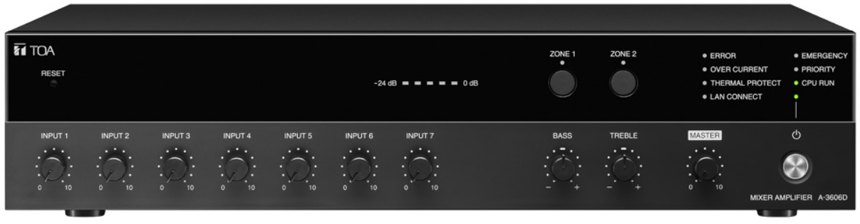 Tăng âm liền Mixer có FBS, EQ 480W, 2 kênh TOA A-3648D