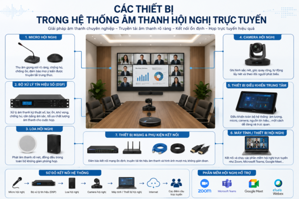 Âm thanh hội nghị trực tuyến
