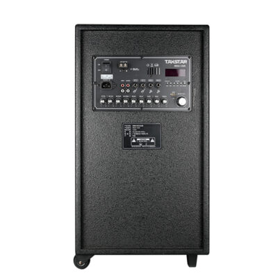 Bảng điều khiển loa WDA-1200 với các núm tùy chỉnh EQ, Echo, Reverb