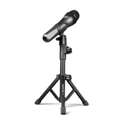 Chân đế livestream để bàn ST-103 lắp kèm micro cầm tay chuyên nghiệp góc nghiêng