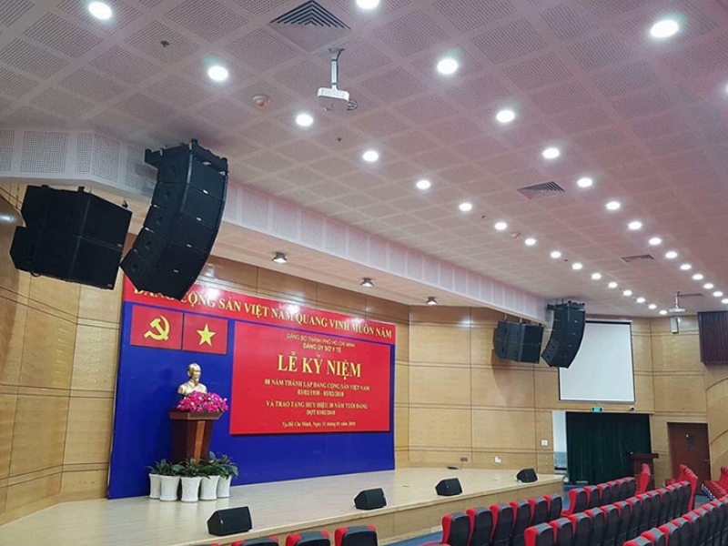Dàn âm thanh hội trường xã