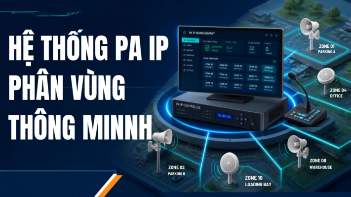 Hệ thống PA IP phân vùng thông minh