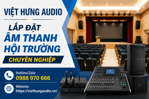 Lắp đặt âm thanh hội trường