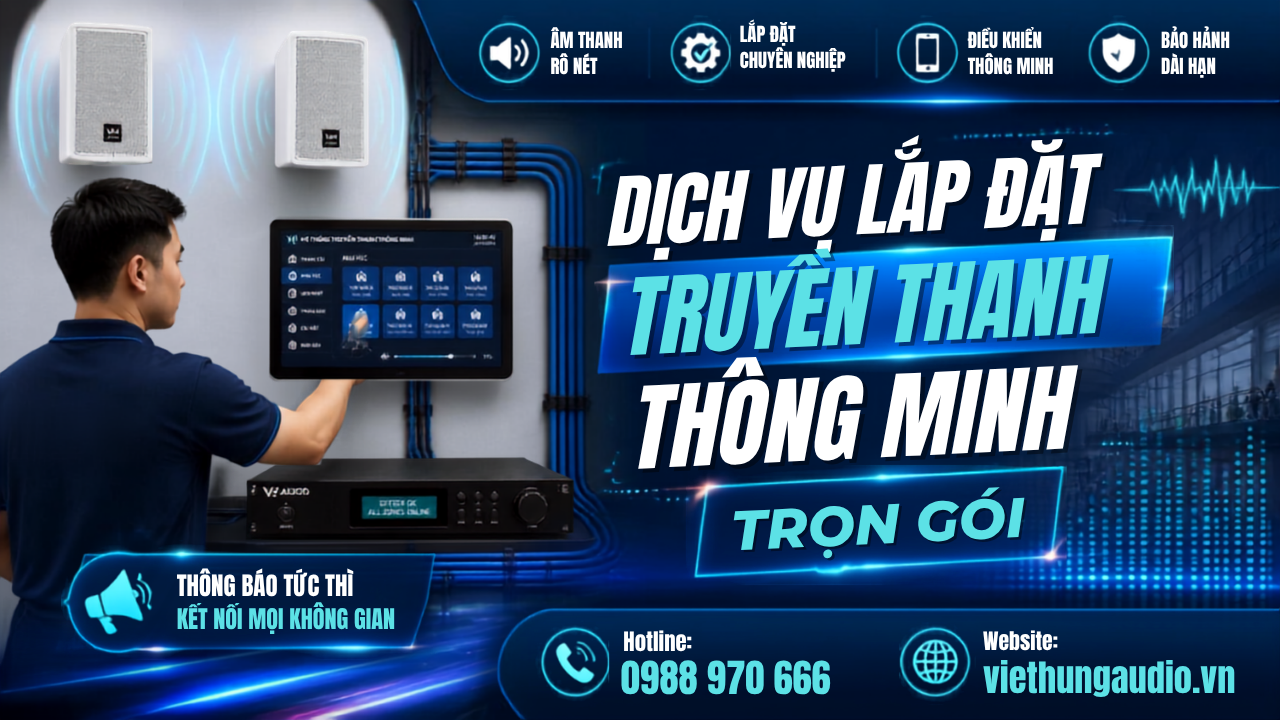 Lắp đặt truyền thanh thông minh