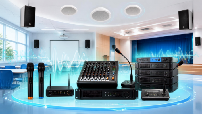 Quy trình lắp đặt hệ thống âm thanh trường học chuẩn