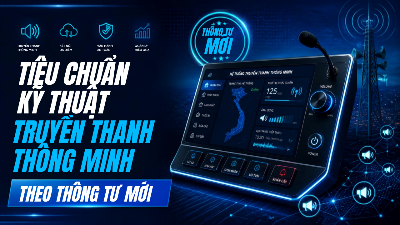 Tiêu chuẩn kỹ thuật truyền thanh thông minh