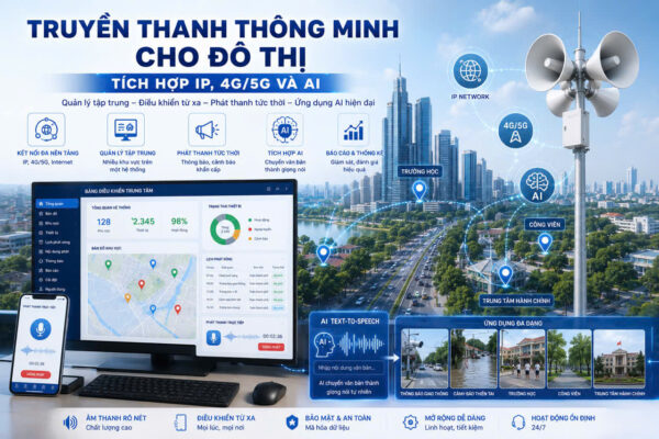 Truyền thanh thông minh cho đô thị thông minh