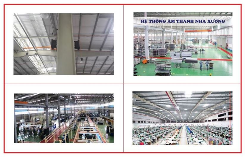 Tiêu chí lựa chọn hệ thống âm thanh nhà xưởng hiệu quả