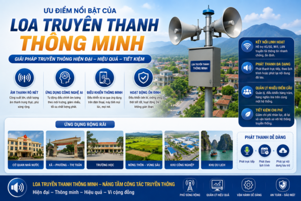 Loa truyền thanh thông minh