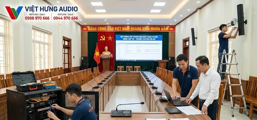 Dàn Âm Thanh Hội Nghị Xã Phường, Đặc Khu Chuẩn Chuyển Đổi Số Dàn Âm Thanh Hội Nghị Xã Phường, Đặc Khu Chuẩn Chuyển Đổi Số